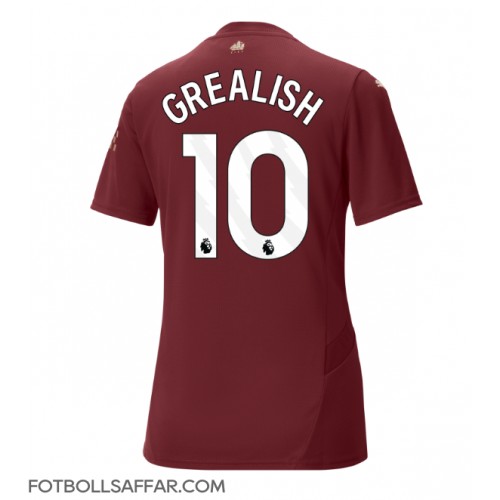 Manchester City Jack Grealish #10 Tredjeställ Dam 2024-25 Kortärmad